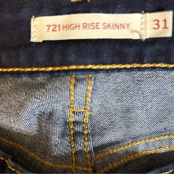 Levi’s 721 High Rise Skinny Jean W 31 L 30 - Picture 11 of 12